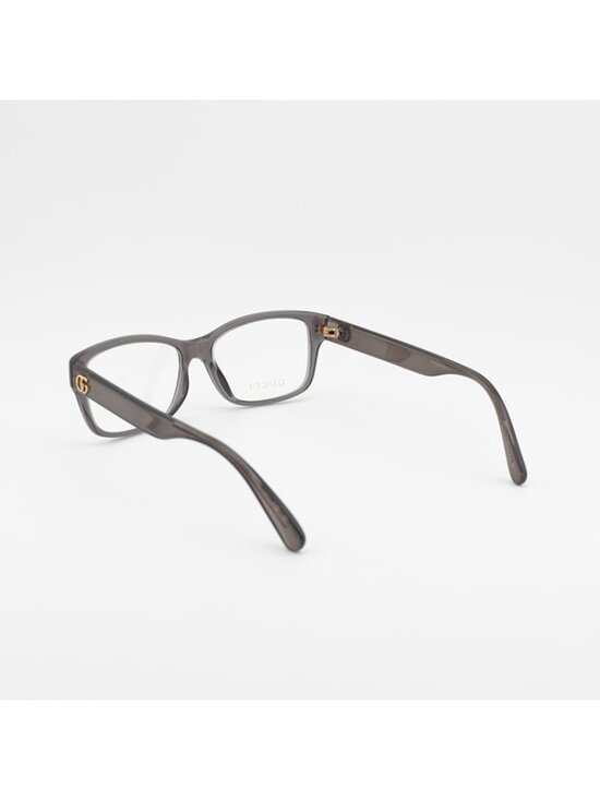 Gucci GG0716O 003 Eyeglasses Grey 53mm Rectangle Frame main image 4